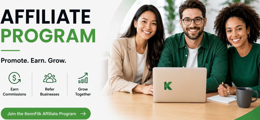 KennFlik affiliate program banner