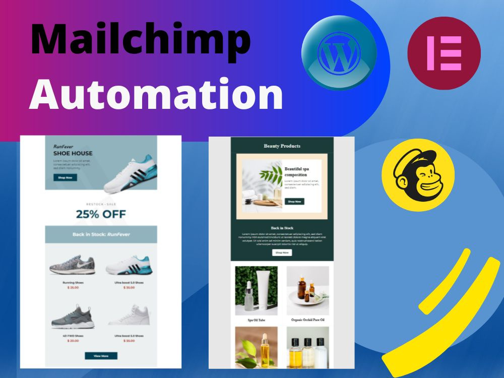 40919I will design mailchimp template and setup automation