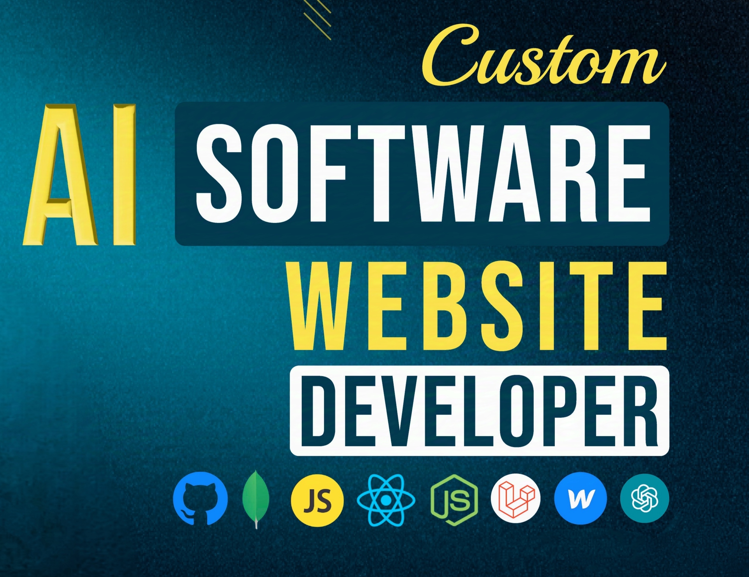 63295I will do custom ai software, full stack web app developer, PHP laravel website.