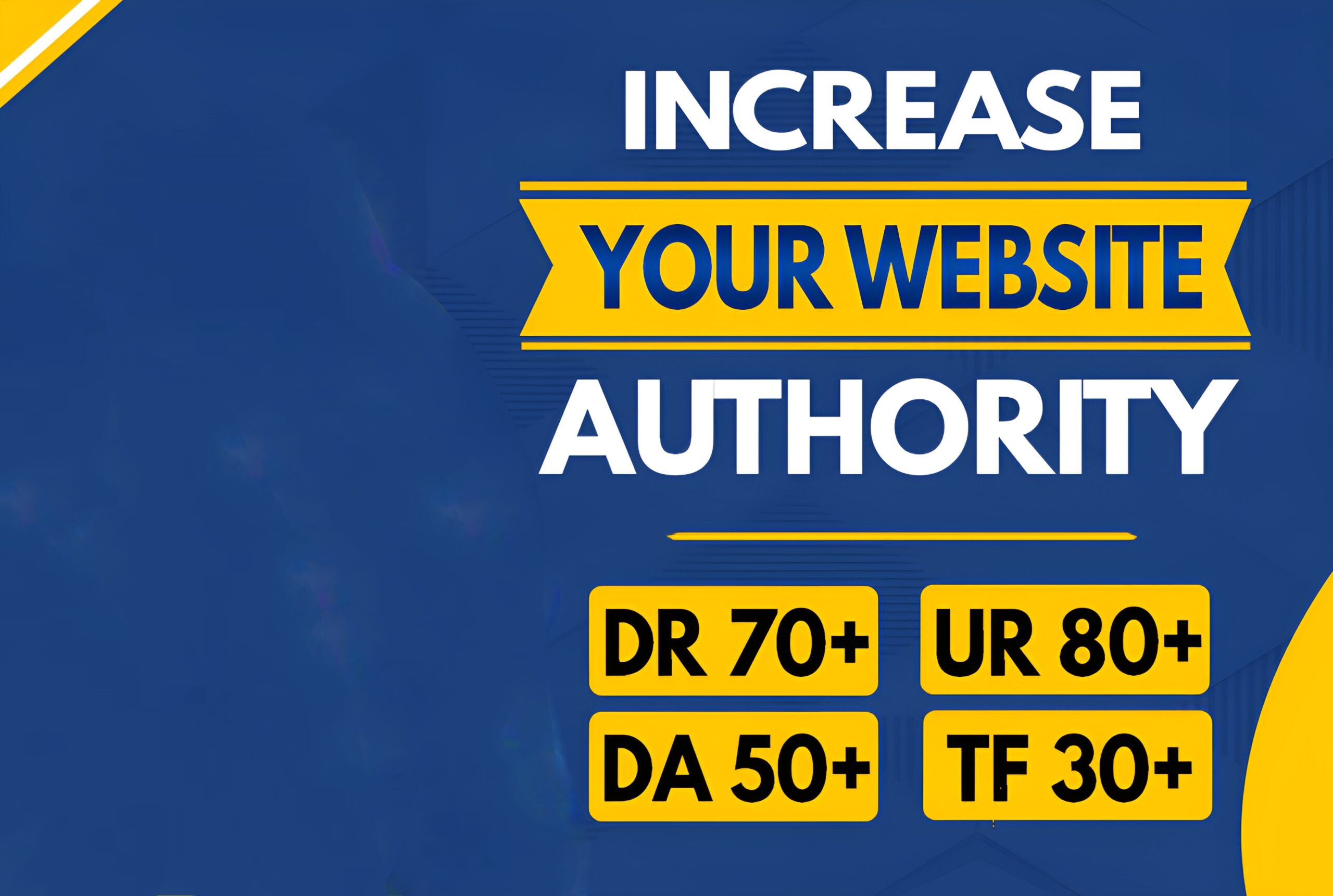 82346I will increase domain rating ahrefs DR domain authority moz da majestic tf.